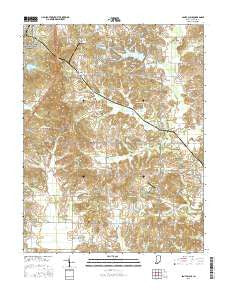 Santa Claus Indiana Current topographic map, 1:24000 scale, 7.5 X 7.5 Minute, Year 2016