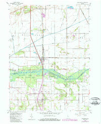 Schneider Indiana Historical topographic map, 1:24000 scale, 7.5 X 7.5 Minute, Year 1959