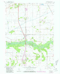 Schneider Indiana Historical topographic map, 1:24000 scale, 7.5 X 7.5 Minute, Year 1959