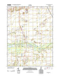 Schneider Indiana Historical topographic map, 1:24000 scale, 7.5 X 7.5 Minute, Year 2013