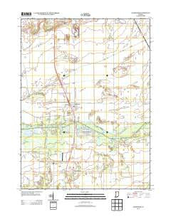 Schneider Indiana Historical topographic map, 1:24000 scale, 7.5 X 7.5 Minute, Year 2013