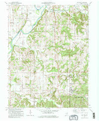 Scotland Indiana Historical topographic map, 1:24000 scale, 7.5 X 7.5 Minute, Year 1979
