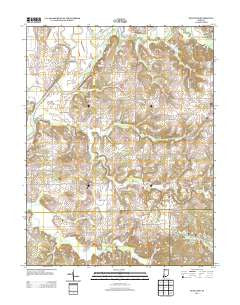 Scotland Indiana Historical topographic map, 1:24000 scale, 7.5 X 7.5 Minute, Year 2013