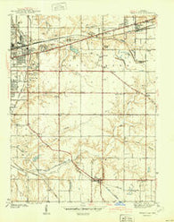 Seelyville Indiana Historical topographic map, 1:24000 scale, 7.5 X 7.5 Minute, Year 1941