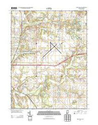 Seelyville Indiana Historical topographic map, 1:24000 scale, 7.5 X 7.5 Minute, Year 2013