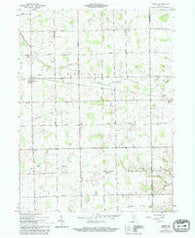 Servia Indiana Historical topographic map, 1:24000 scale, 7.5 X 7.5 Minute, Year 1961