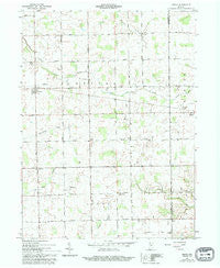 Servia Indiana Historical topographic map, 1:24000 scale, 7.5 X 7.5 Minute, Year 1961