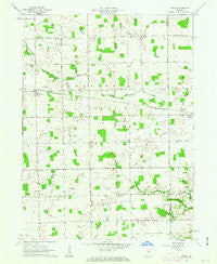 Servia Indiana Historical topographic map, 1:24000 scale, 7.5 X 7.5 Minute, Year 1961