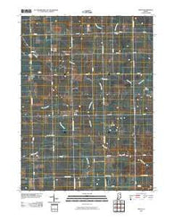 Servia Indiana Historical topographic map, 1:24000 scale, 7.5 X 7.5 Minute, Year 2010
