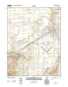 Seymour Indiana Historical topographic map, 1:24000 scale, 7.5 X 7.5 Minute, Year 2013
