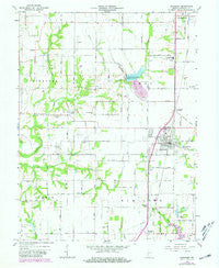 Shelburn Indiana Historical topographic map, 1:24000 scale, 7.5 X 7.5 Minute, Year 1963