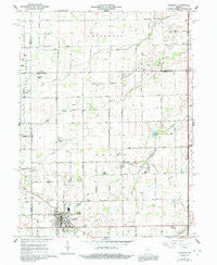 Sheridan Indiana Historical topographic map, 1:24000 scale, 7.5 X 7.5 Minute, Year 1961