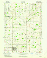 Sheridan Indiana Historical topographic map, 1:24000 scale, 7.5 X 7.5 Minute, Year 1961