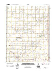 Sheridan Indiana Historical topographic map, 1:24000 scale, 7.5 X 7.5 Minute, Year 2013