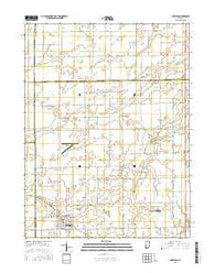 Sheridan Indiana Current topographic map, 1:24000 scale, 7.5 X 7.5 Minute, Year 2016