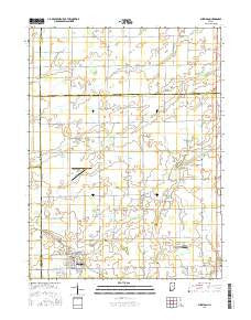 Sheridan Indiana Current topographic map, 1:24000 scale, 7.5 X 7.5 Minute, Year 2016