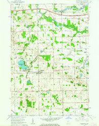 Shipshewana Indiana Historical topographic map, 1:24000 scale, 7.5 X 7.5 Minute, Year 1961