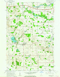 Shipshewana Indiana Historical topographic map, 1:24000 scale, 7.5 X 7.5 Minute, Year 1961