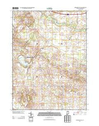 Shipshewana Indiana Historical topographic map, 1:24000 scale, 7.5 X 7.5 Minute, Year 2013