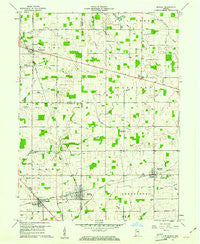 Shirley Indiana Historical topographic map, 1:24000 scale, 7.5 X 7.5 Minute, Year 1960