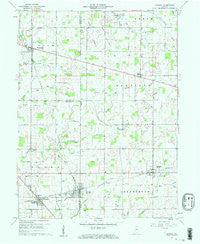 Shirley Indiana Historical topographic map, 1:24000 scale, 7.5 X 7.5 Minute, Year 1960