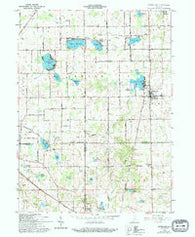 Silver Lake Indiana Historical topographic map, 1:24000 scale, 7.5 X 7.5 Minute, Year 1961