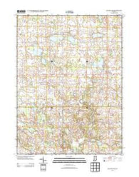 Silver Lake Indiana Historical topographic map, 1:24000 scale, 7.5 X 7.5 Minute, Year 2013