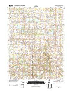 Silver Lake Indiana Historical topographic map, 1:24000 scale, 7.5 X 7.5 Minute, Year 2013