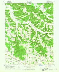 Smedley Indiana Historical topographic map, 1:24000 scale, 7.5 X 7.5 Minute, Year 1966