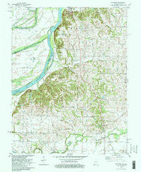Solitude Indiana Historical topographic map, 1:24000 scale, 7.5 X 7.5 Minute, Year 1981