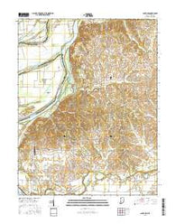 Solitude Indiana Current topographic map, 1:24000 scale, 7.5 X 7.5 Minute, Year 2016