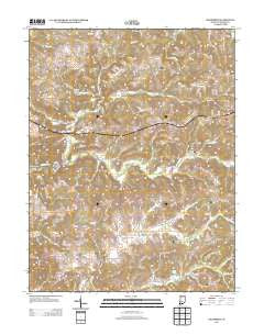 Solsberry Indiana Historical topographic map, 1:24000 scale, 7.5 X 7.5 Minute, Year 2013