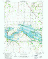 Somerset Indiana Historical topographic map, 1:24000 scale, 7.5 X 7.5 Minute, Year 1969