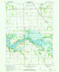Somerset Indiana Historical topographic map, 1:24000 scale, 7.5 X 7.5 Minute, Year 1969