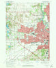 South Bend West Indiana Historical topographic map, 1:24000 scale, 7.5 X 7.5 Minute, Year 1969