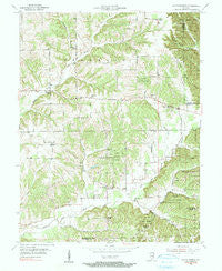 South Boston Indiana Historical topographic map, 1:24000 scale, 7.5 X 7.5 Minute, Year 1955