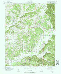 South Boston Indiana Historical topographic map, 1:24000 scale, 7.5 X 7.5 Minute, Year 1955