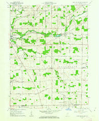 South Whitley East Indiana Historical topographic map, 1:24000 scale, 7.5 X 7.5 Minute, Year 1962