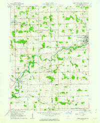 South Whitley West Indiana Historical topographic map, 1:24000 scale, 7.5 X 7.5 Minute, Year 1962