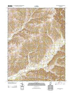 South Boston Indiana Historical topographic map, 1:24000 scale, 7.5 X 7.5 Minute, Year 2013