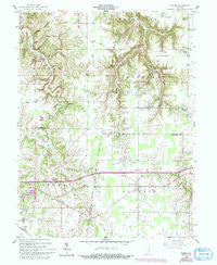 Spades Indiana Historical topographic map, 1:24000 scale, 7.5 X 7.5 Minute, Year 1958