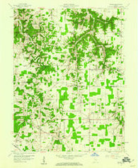 Spades Indiana Historical topographic map, 1:24000 scale, 7.5 X 7.5 Minute, Year 1958