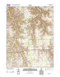 Spades Indiana Historical topographic map, 1:24000 scale, 7.5 X 7.5 Minute, Year 2013