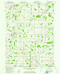 Spartanburg Indiana Historical topographic map, 1:24000 scale, 7.5 X 7.5 Minute, Year 1960