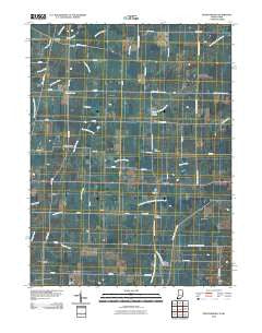 Spartanburg Indiana Historical topographic map, 1:24000 scale, 7.5 X 7.5 Minute, Year 2010