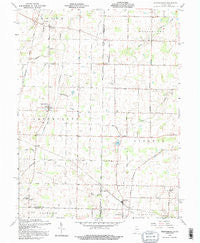 Spartanburg Indiana Historical topographic map, 1:24000 scale, 7.5 X 7.5 Minute, Year 1992