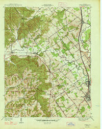 Speed Indiana Historical topographic map, 1:24000 scale, 7.5 X 7.5 Minute, Year 1947