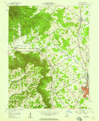 Speed Indiana Historical topographic map, 1:24000 scale, 7.5 X 7.5 Minute, Year 1957