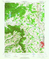 Speed Indiana Historical topographic map, 1:24000 scale, 7.5 X 7.5 Minute, Year 1963
