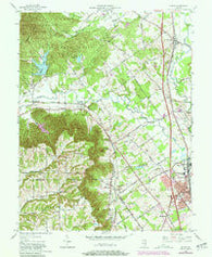 Speed Indiana Historical topographic map, 1:24000 scale, 7.5 X 7.5 Minute, Year 1963